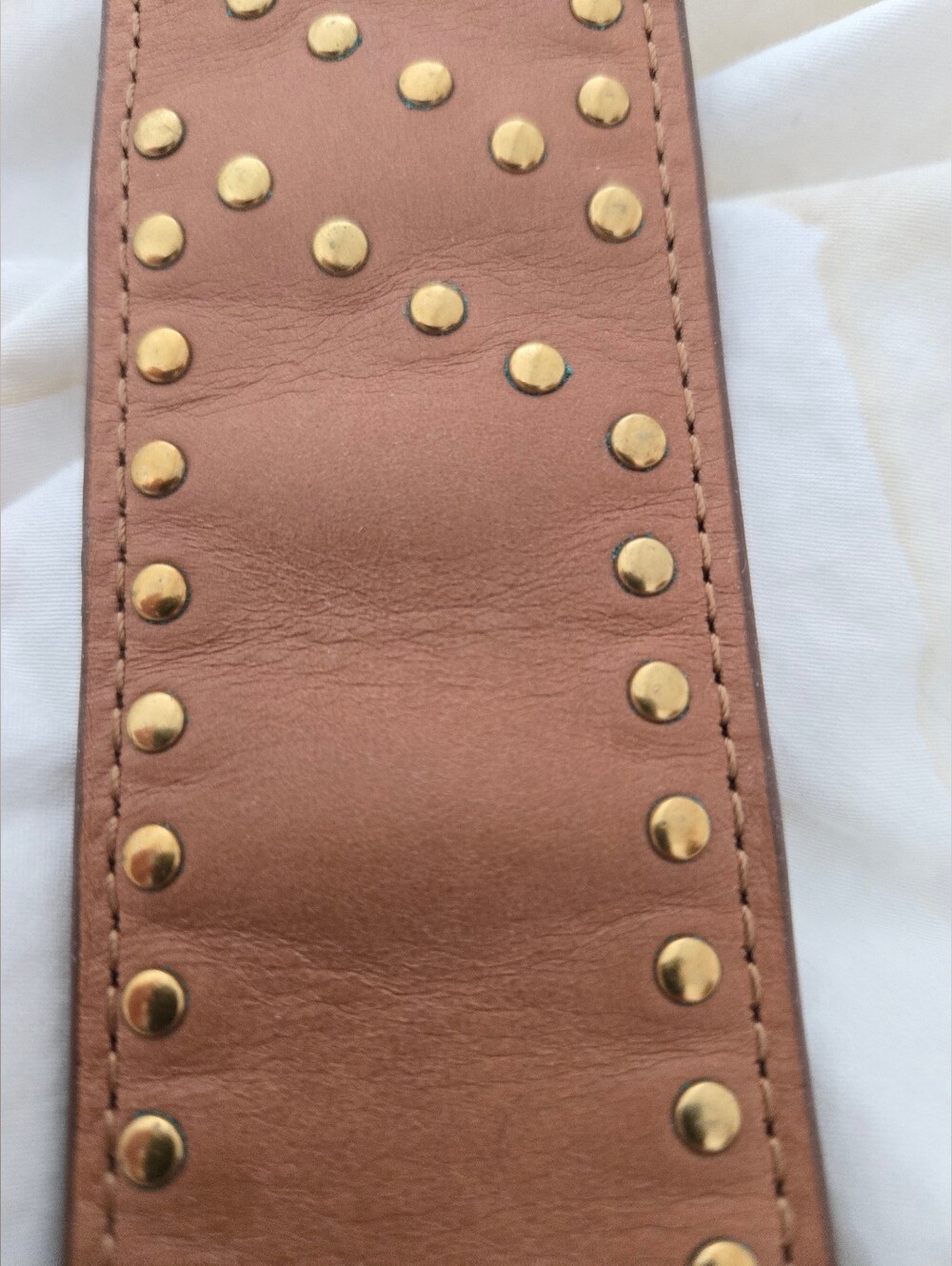 Frye Graphic Stud Leather Crossbody Strap with Box *See Description* - Picture 3 of 9